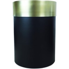 Rüzgar Yapay Çiçekçilik Metal Saksı 40X30 Siyah