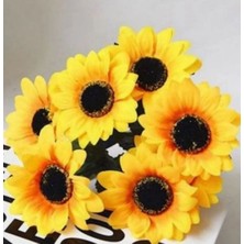 Rüzgar Yapay Çiçekçilik Sari Papatya