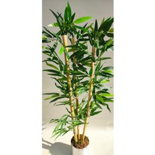 Rüzgar Yapay Çiçekçilik 1 Metre 3 Lü Bambu