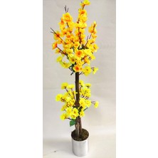 Rüzgar Yapay Çiçekçilik 1 Metre Sarı Bahardalı