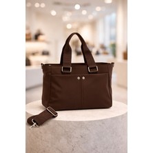 Lorevie Kadın Siyah Çok Cepli Ayarlanabilir Askılı Kol ve Omuz Çantası (BOY:21CM EN:33CM)