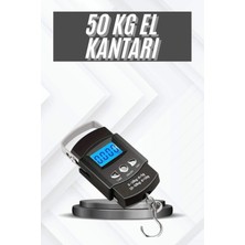 Tiklad Profesyonel El Terazisi El Kantarı 50 kg Dijital Göstergeli Tartı