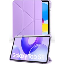 Nezih Case Samsung Galaxy Tab S11 11 Inç Uyumlu Akıllı Kalem Bölmeli Tablet Kılıfı
