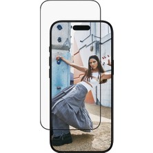 Safe. By Panzerglass iPhone Air | Ultra-Wide Fit Çerçeve Aparatlı Siyah Çerçeveli Ekran Koruyucu