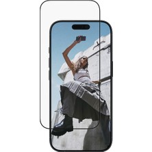 Safe. By Panzerglass iPhone 17 | 16 Pro | Ultra-Wide Fit Çerçeve Aparatlı Siyah Çerçeveli Ekran Koruyucu