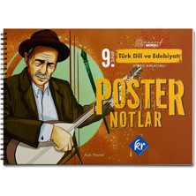Kr Akademi Yayınları 9. Sınıf Maarif Modeli Türk Dili ve Edebiyatı Poster Notlar