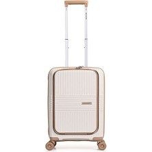 Pierre Cardin Trolley 50 cm Bej Unisex Valiz