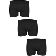 JOHN FRANK ÜÇLÜ NATURAL MODAL BOXER Beyaz