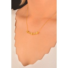 CEBECİ Cebeci 22 Ayar Taşlı Kemer Altın Kolye