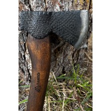 Tanto Bushcraft El Yapımı Dövme Çelik Kamp Baltası – Huginn Balta