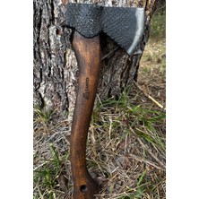 Tanto Bushcraft El Yapımı Dövme Çelik Kamp Baltası – Huginn Balta