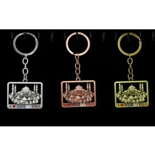 Tiklad Metal Ayasofya Anahtarlık Kare Tasarım