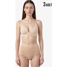 Blackspade Kadın Külot 3'lü Paket Essential 1577 - Ten