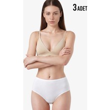 Blackspade Kadın Külot 3'lü Paket Essential 1577 - Beyaz