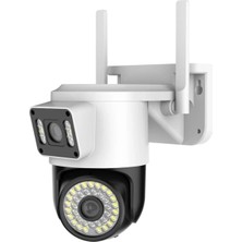 Tiklad Çift Lensli Dış Mekan Wi-Fi Kamera