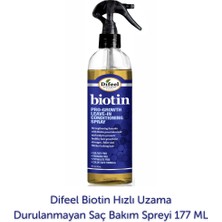 Difeel Biotin Ince ve Yavaş Uzayan Saçlara Özel Durulanmayan Saç Bakım Spreyi 177ML