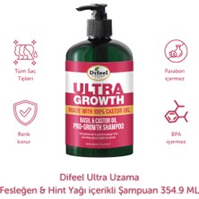 Difeel Ultra Growth Yavaş Uzayan Saçlara Özel Şampuan 354.9ml
