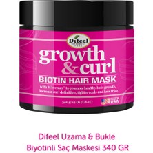 Difeel Biotin Growth & Curl Saç Maskesi 340gr