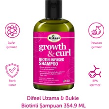 Difeel Biotin Growth & Curl Şampuan 354.9ml