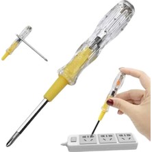 Tiklad Kontrol Kalemi Çift Başlıklı Şeffaf Elektrik Testi Değişken Uçlu