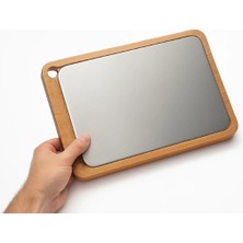 Tiklad Ahşap Paslanmaz Çelik Kesim ve Sunum Tahtası