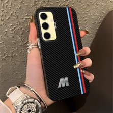 Hontinga Samsung Galaxy S24 Ultra Plus S24 Fe 5g Uyumlu Kılıfı Silikon Kenar Sert Arka Düşüme Önleyici Basitlik Anti Düşme Kamera Korumali Bmw Desen Telefon Kılıfı K1-0587