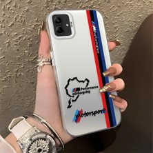Hontinga Samsung Galaxy A04 A04E A04S A03 Uyumlu Kılıfı Silikon Kenar Sert Arka Düşüme Önleyici Basitlik Anti Düşme Kamera Korumali Bmw Desen Telefon Kılıfı K1-0587