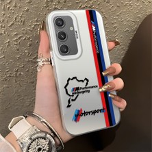 Hontinga Samsung Galaxy S24 Ultra Plus S24 Fe 5g Uyumlu Kılıfı Silikon Kenar Sert Arka Düşüme Önleyici Basitlik Anti Düşme Kamera Korumali Bmw Desen Telefon Kılıfı K1-0587