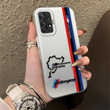 Hontinga Samsung Galaxy A35 A52 A52S A54 A55 5g 4g Uyumlu Kılıfı Silikon Kenar Sert Arka Düşüme Önleyici Basitlik Anti Düşme Kamera Korumali Bmw Desen Telefon Kılıfı K1-0587