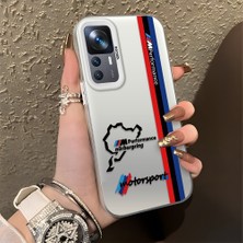 Hontinga Xiaomi 12T 13T Pro 5g Uyumlu Kılıfı Silikon Kenar Sert Arka Düşüme Önleyici Basitlik Anti Düşme Kamera Korumali Bmw Desen Telefon Kılıfı K1-0587