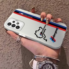 Hontinga Samsung Galaxy A72 A73 5g 4g Uyumlu Kılıfı Silikon Kenar Sert Arka Düşüme Önleyici Basitlik Anti Düşme Kamera Korumali Bmw Desen Telefon Kılıfı K1-0587