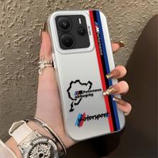 Hontinga Xiaomi Redmi Note 14 Pro 5g 4g Note 14S 4g Uyumlu Kılıfı Silikon Kenar Sert Arka Düşüme Önleyici Basitlik Anti Düşme Kamera Korumali Bmw Desen Telefon Kılıfı K1-0587