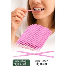 Marsilyan Hsnet Micro Swab - Diş Bakım Çubuğu - 400 Adet Aile Paketi