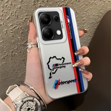 Hontinga Xiaomi Redmi Note 14 Pro 5g 4g Note 14S 4g Uyumlu Kılıfı Silikon Kenar Sert Arka Düşüme Önleyici Basitlik Anti Düşme Kamera Korumali Bmw Desen Telefon Kılıfı K1-0587