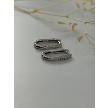 Duran Takı Gümüş Küpe