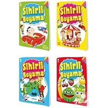 Birleşik Tomurcuk Grubu Sihirli Boyama Seti 4 Kitap Takım 0 - 2 Yaş Kolektif Yazarından Eğlenceli Boyama Deneyimi