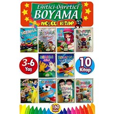 Gönül Yayıncılık 3-6 Yaşa Uygun Boyama Kitabı Seti 10 Kitap Türkçe Anonim Yazar