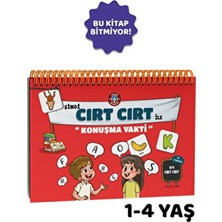 Çocuk Akademi Cırt Konuşma Vakti Kitabı Kolektif Yazarlı Dikkat & Zeka Geliştirme 1-4 Yaş