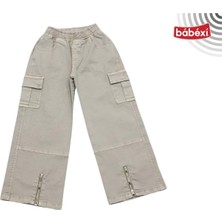 Başak Çocuk Giyim 400320 Pdf Kız Pantolon 12Y,11Y,13Y,14Y,15Y - Bej - 12-13 Yaş