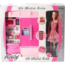 Tiklad 02318 Anlily Bebekli Mutfak Dolabı Oyun Seti -Oydaş
