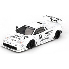 Tiklad Mini Gt 1/64 Lamborghini Countach Lb-Works White 2024 Tokyo Auto Salon - Blister Paket