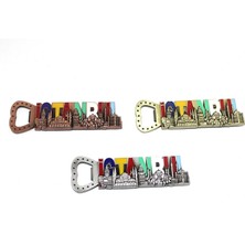 Tiklad Istanbul Yazısı Metal Magnet ve Açacak