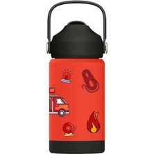Sipnjoy - Flipsip Çocuk Su Termosu | 360 ml - Firefighter Buddy