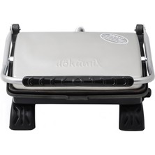 DÖKÜMİX Ev Tipi Gri Organik Tost Makinesi 1800W