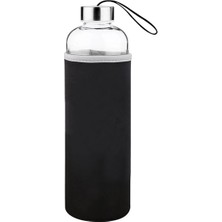 My Bottle 470 Ml  Siyah Peluşlu Cam Matara