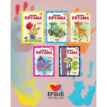 Efsus Yayınları Sevimli Boyama Seti (5 Kitap)