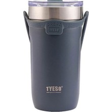 Tyeso Soulmate Tumbler Vakumlu Paslanmaz Çelik Silikon Askı 550ML