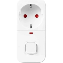 SiHako Isıya Duyarlı Devre ve Akım Korumalı Duvar Tekli Anahtarlı Priz Fiş 16A/250V 750