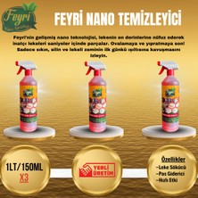 Feyri Nano Yüzey Temizleyici ve Leke Çıkarıcı Sprey 3 Adet