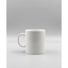 Seramik Kupa Fincan Beyaz Parlak Kahve Çay Fincanı Hediye